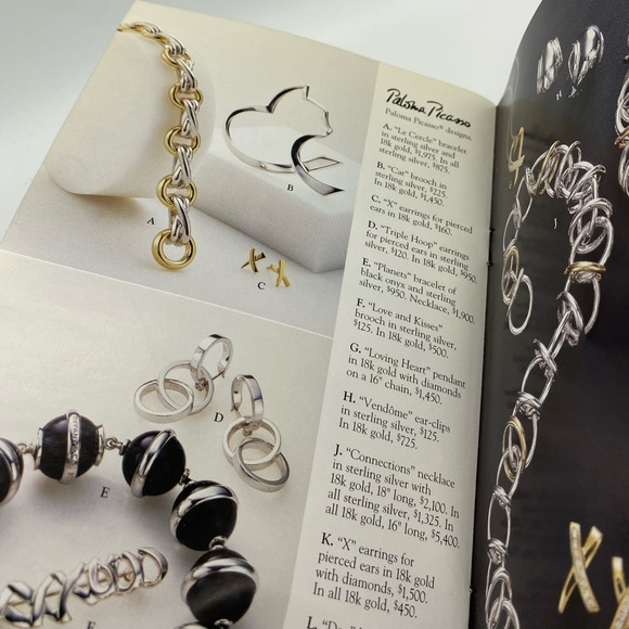 Vintage Tiffany & Co. 1996 Spring Selections Catalog "Hook and Eye Bangle" Cover - Picture 7 of 15